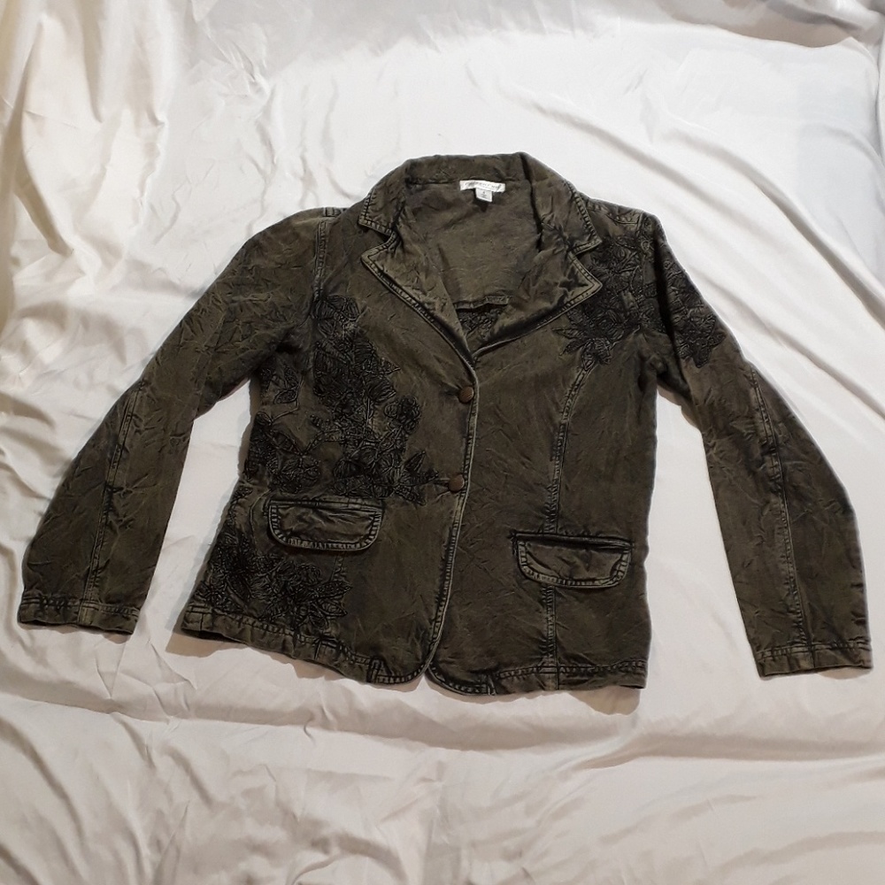 Coldwater Creek 100% Cotton Denim Style Jacket